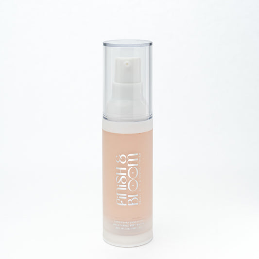 Finish&Bloom Long-Wear Liquid Foundation – Flawless, Matte & Lightweight