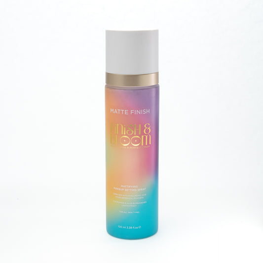 Finish&Bloom Mattifying Makeup Setting Spray | Long-Lasting, Oil-Control Finish