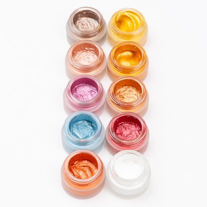 Finish&Bloom Cream Eyeshadow – Silky Gel-Cream Formula for Sensitive Eyes | Long-Lasting |10 Radiant Shades